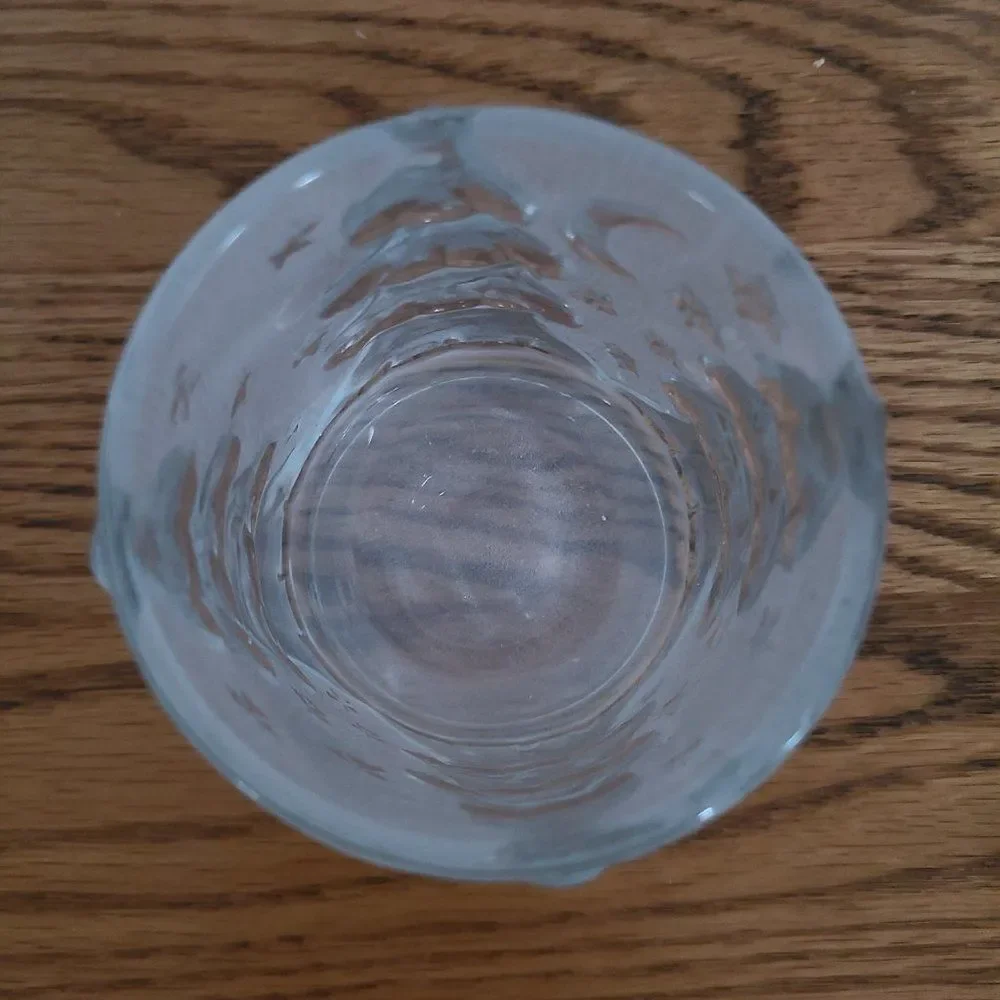 Vintage textured glass